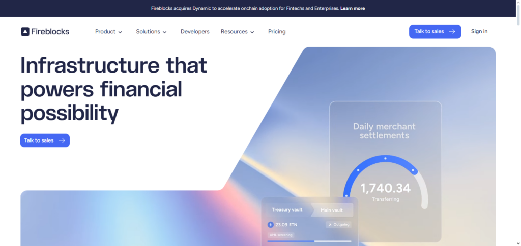 10 Best Crypto Wallets for Crypto Exchanges (Internal Use) in 2026 7 Fireblocks