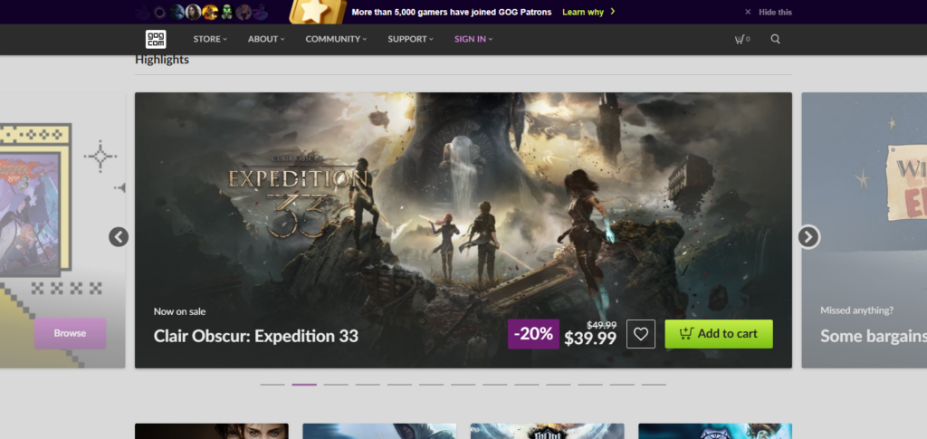 GOG.com (Good Old Games)