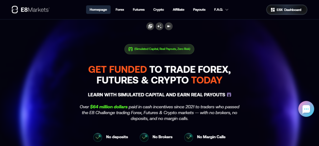 10 Best Prop Firms for Middle East Traders Without Swap Fees 4 E8 Markets