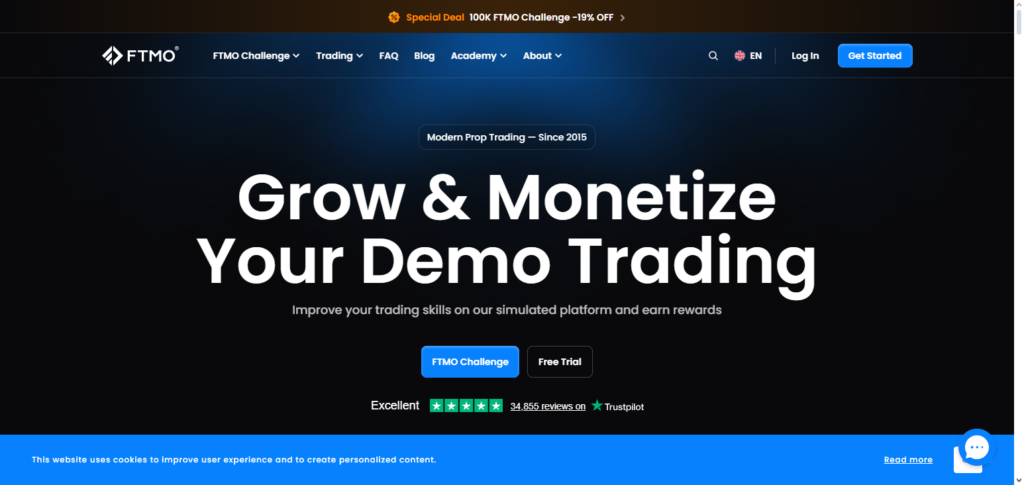 10 Best Prop Firms for Arab Traders Accepting Forex & Indices 8 FTMO (Czech Republic, UAE acces