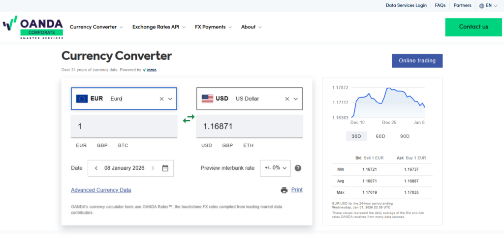 10 Best Forex Brokers for Cross-Border Traders 6 OANDA