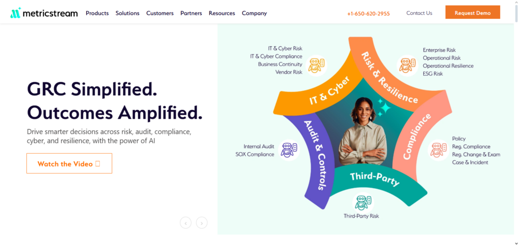 10 Best Software for IT Governance, Risk & Compliance (IT-GRC) in 2026 3 MetricStream