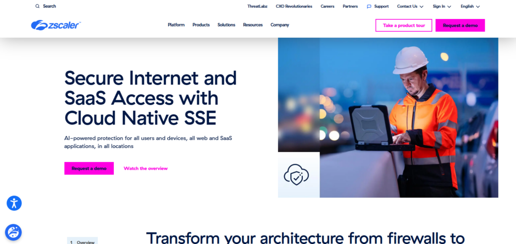 10 Best Cybersecurity Software for Businesses 9 Zscaler Internet Access