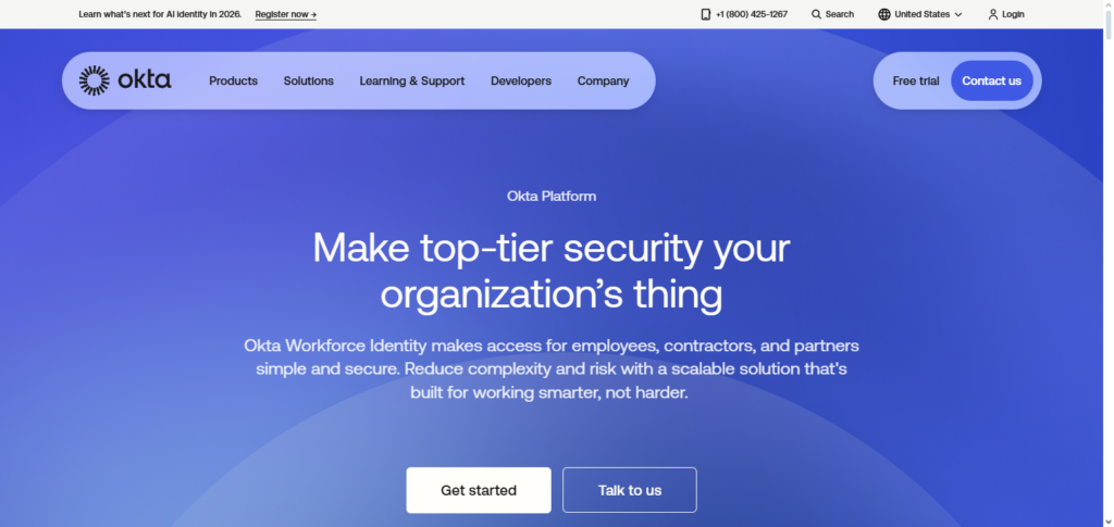 Okta Workforce Identity