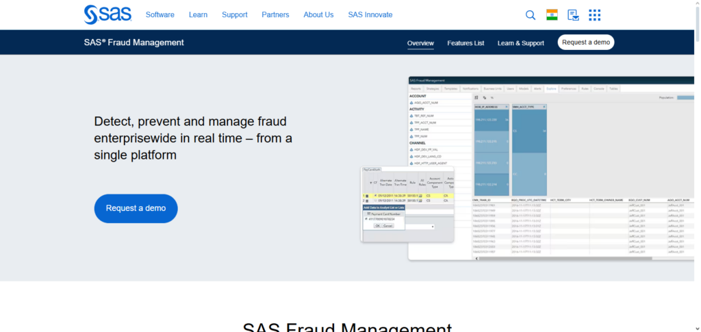SAS Fraud Management