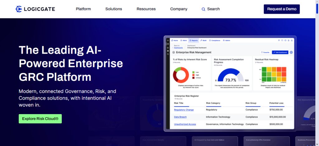 LogicGate Risk Cloud