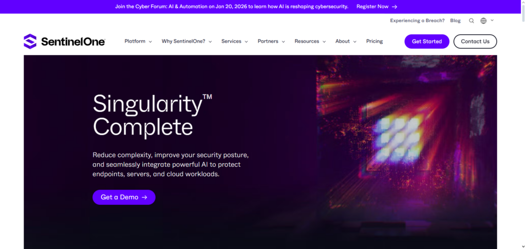 10 Best Endpoint Security Software for Complete Device Protection 4 SentinelOne Singularity