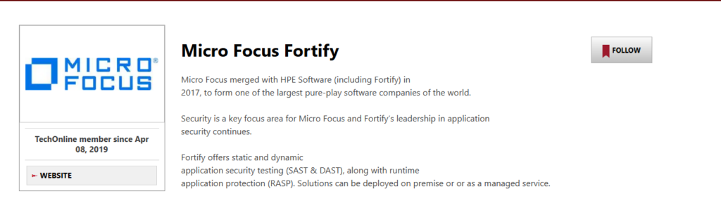 Micro Focus Fortify