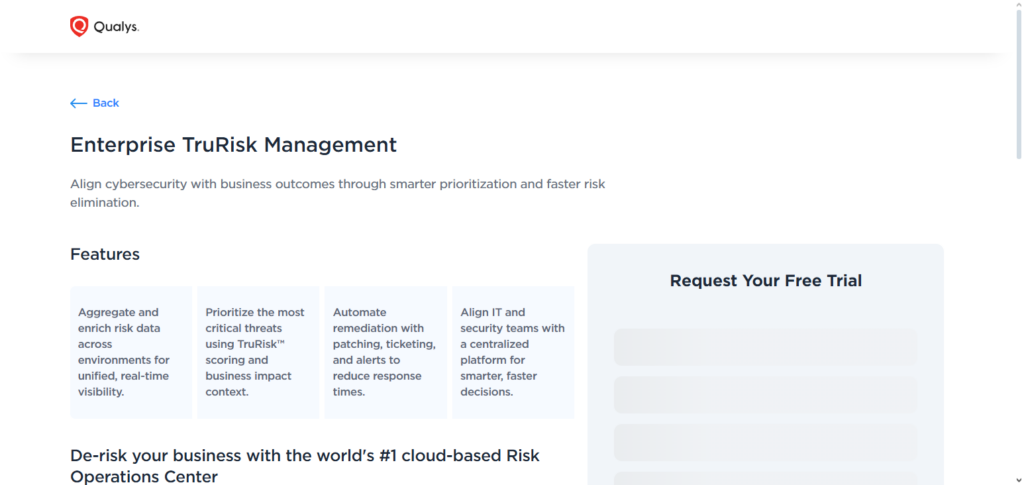 ualys Web Application Scanning