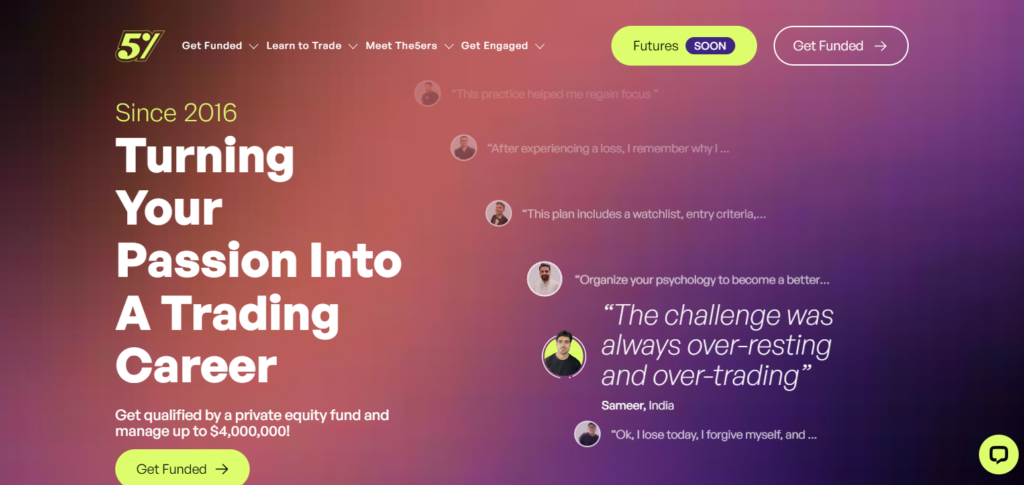 10 Best Prop Firms for Mexican Traders Using Local Banks 6 The5ers