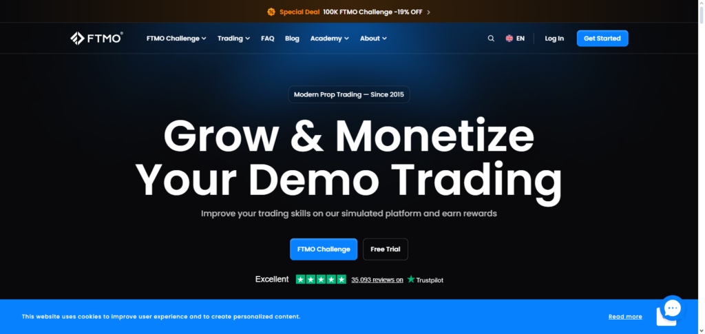 10 Best Prop Firms in Japan for Funded Traders 2026 5 FTMO (Japan access)