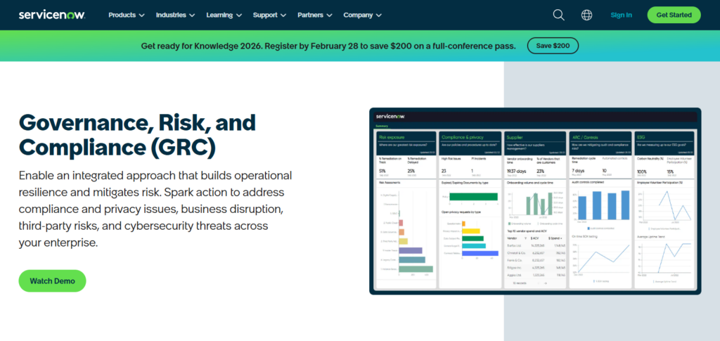 ServiceNow GRC