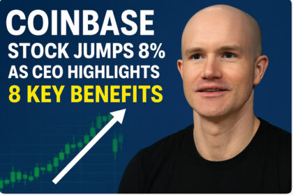 Coinbase Stock Jumps 8% as CEO Highlights 8 Key Benefits