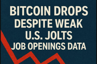 Bitcoin Drops Despite Weak U.S. JOLTS Job Openings Data