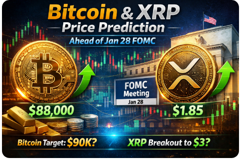 Bitcoin and XRP Price Prediction Ahead of Jan 28 FOMC