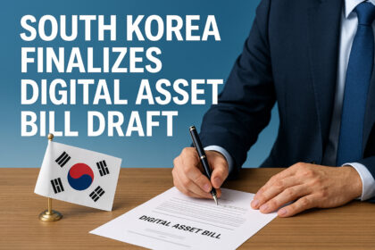 Breaking: South Korea Finalizes Digital Asset Bill Draft