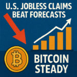 Breaking: U.S. Jobless Claims Beat Forecasts, Bitcoin Steady