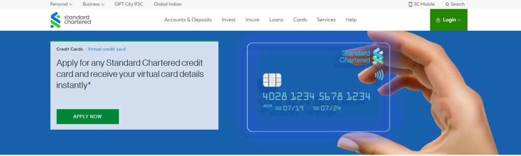 Best Virtual Credit Cards Singapore – Standard Chartered Virtual Card
