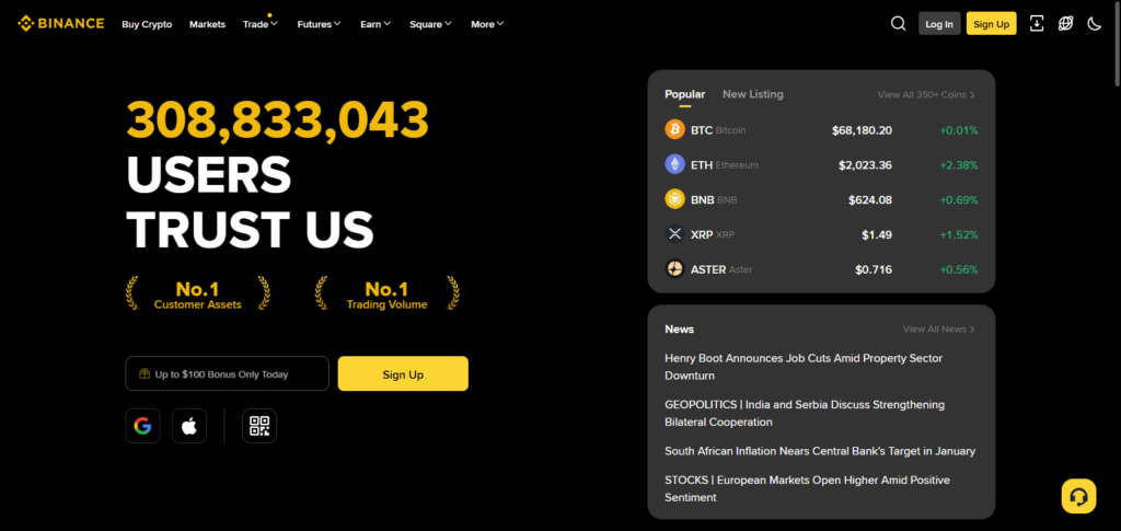 Step 1: Register an Account with Binance