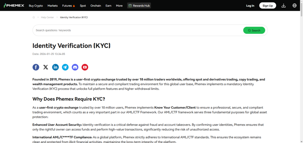 10 Best No KYC Crypto Exchanges With High Withdrawal Limits 11 Phemex
