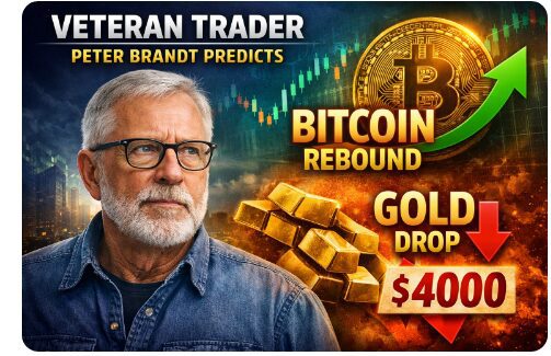 Peter Brandt Sees Bitcoin Rebounding, Gold May Drop to $4,000
