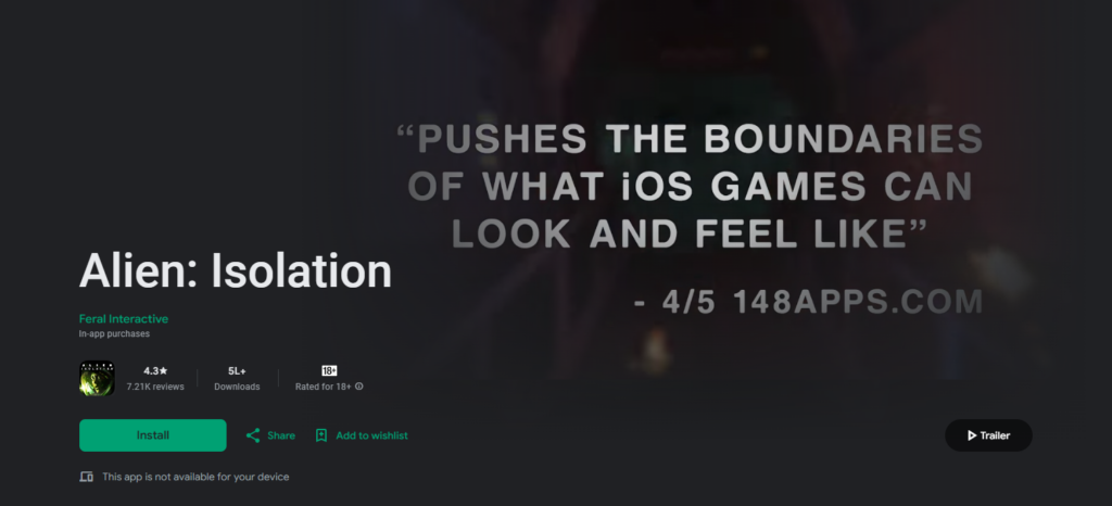 10 Best Games Powered by AI Technology 6 Alien: Isolation