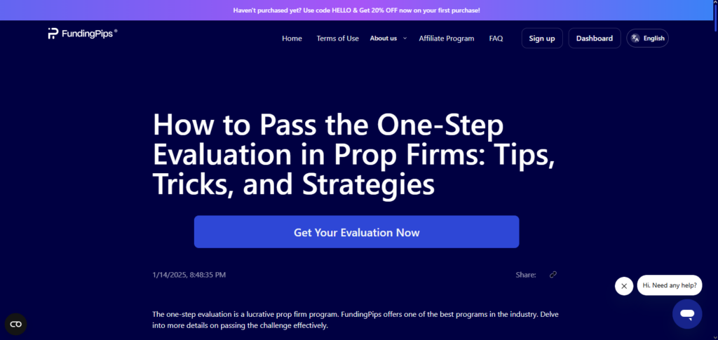 Funding Pips (One-Phase)