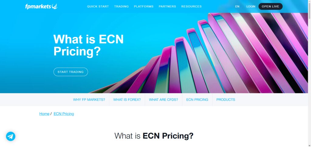 FP Markets Raw ECN