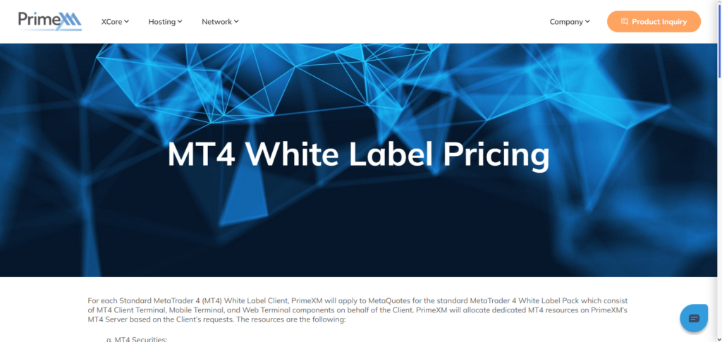 PrimeXM (XCore White Label)