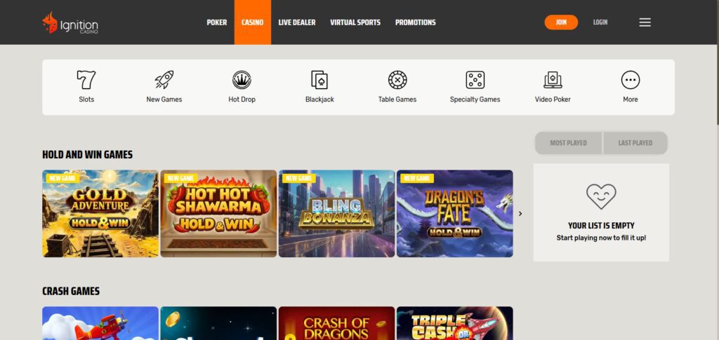 Ignition VR Casino