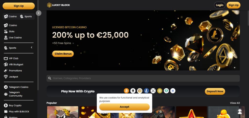 VR Lucky Block Casino