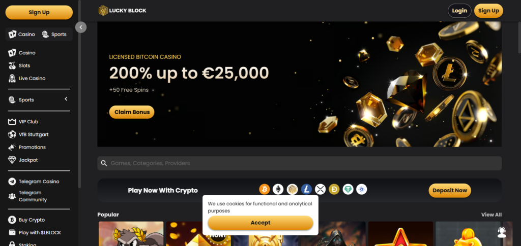 VR Lucky Block Casino