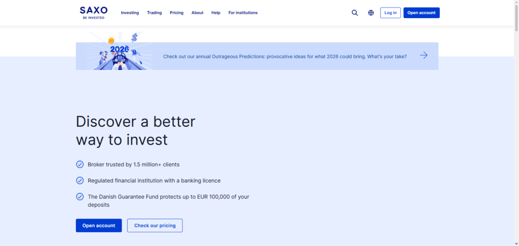 10 Best Forex Brokers with Smart Risk Management Dashboards 10 Saxo Bank