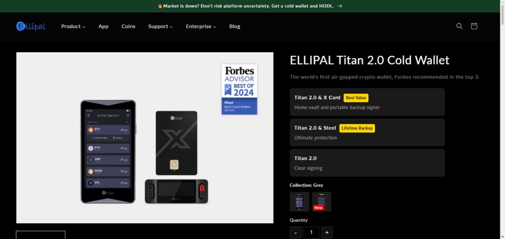 Ellipal Titan 2.0 (Hardware Wallet)
