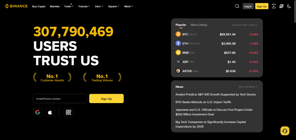 Step 1: Go to Your Binance Account