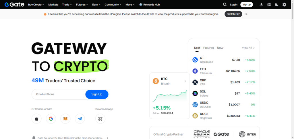 Top 10 ZKE Exchange Alternatives in 2026 10 Gate.io