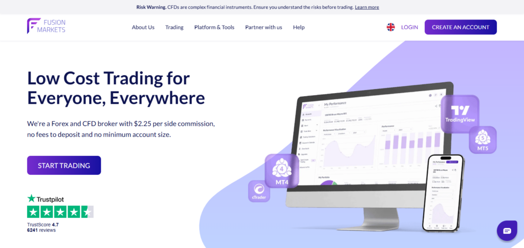 10 Best IC Markets Alternatives for Low Spread Trading 5 Fusion Markets
