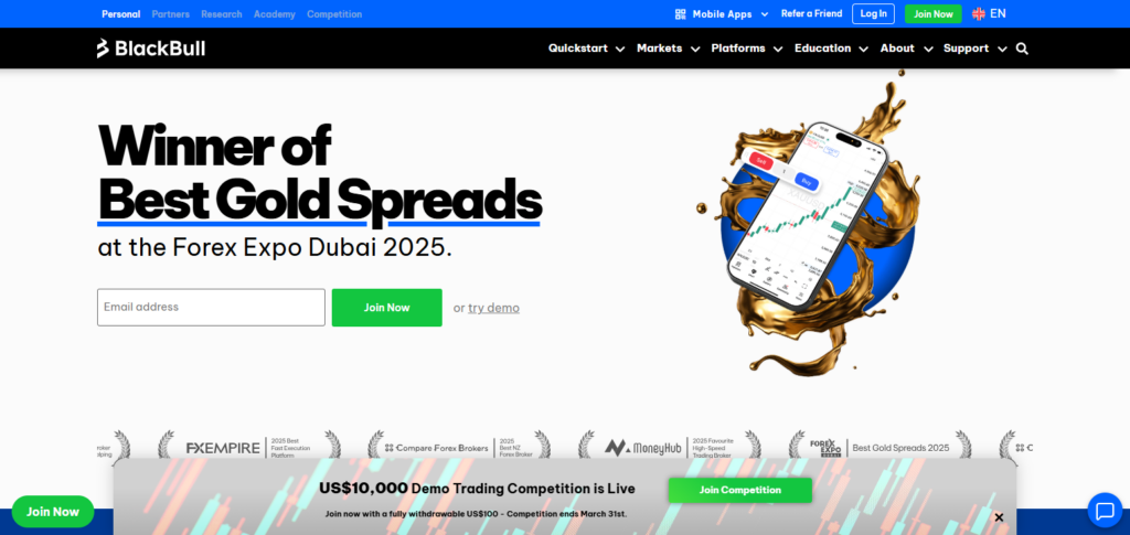 BlackBull Markets – Copy Trading and Multiple Platforms