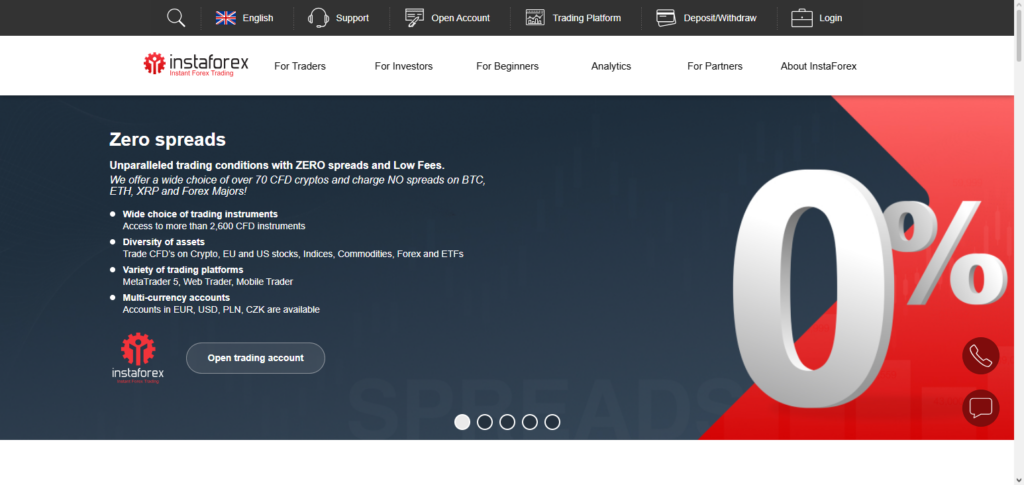 10 Best Brokers That Accept Crypto Deposits 2026 10 InstaForex