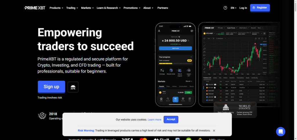 10 Best Brokers with Negative Balance Protection 2026 11 PrimeXBT