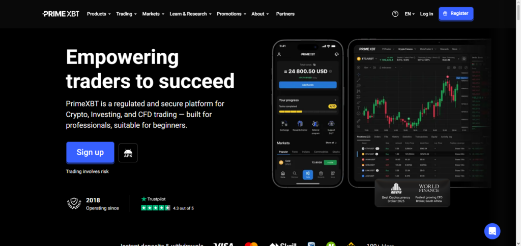 10 Best Brokers with No KYC Trading Options in 2026 3 PrimeXBT