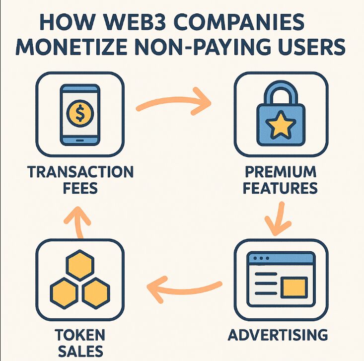How Web3 Companies Monetize Non-Paying Users Easily