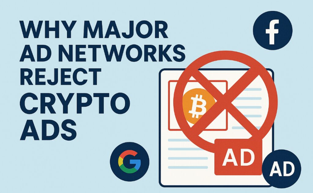 Why Major Ad Networks Reject Crypto Ads