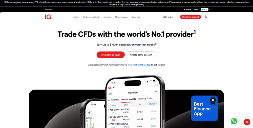 10 Best CMC Markets Alternatives for Active Traders 2 IG