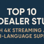 Top 10 Live Dealer Studios with 4K Streaming and Multi-Language Support