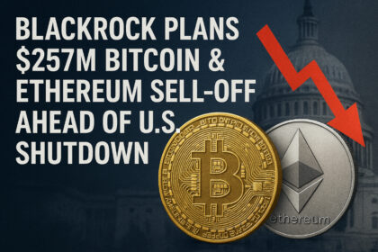 BlackRock Plans $257M Bitcoin & Ethereum Sell-Off Ahead of U.S. Shutdown