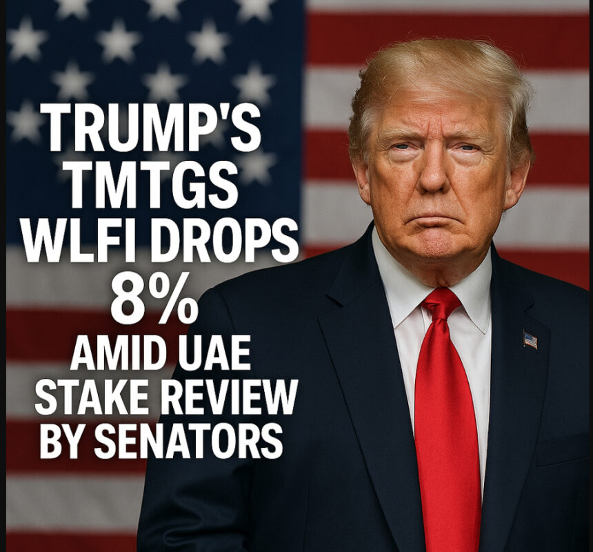 Trump’s WLFI Drops 8% Amid UAE Stake Review by Senators