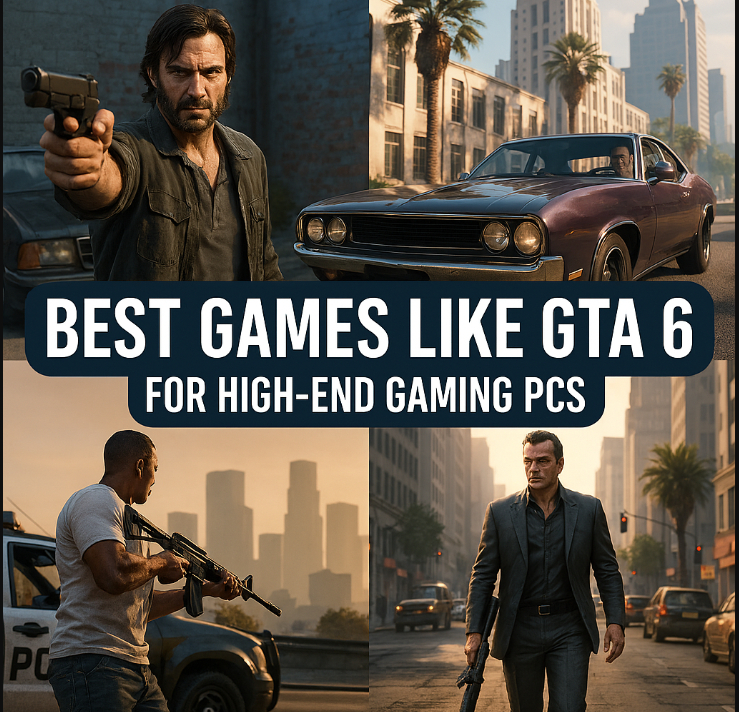 10 Best Games Like GTA 6 for High-End Gaming PCs
