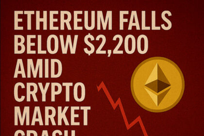Ethereum Falls Below $2,200 Amid Crypto Market Crash