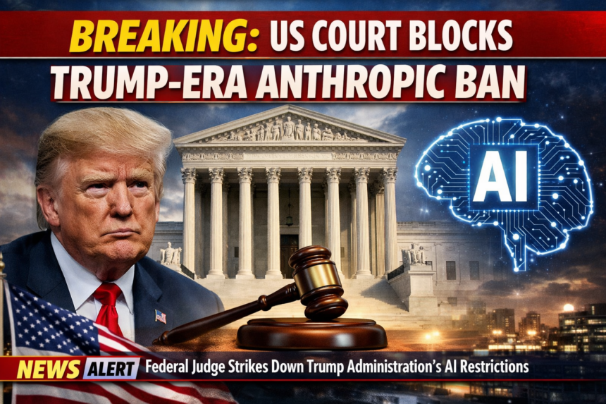 Breaking: US Court Blocks Trump-Era Anthropic Ban